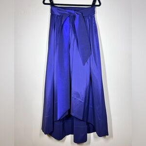 TAFETTA BALL SKIRT High Low Purple Womens SIZE 6